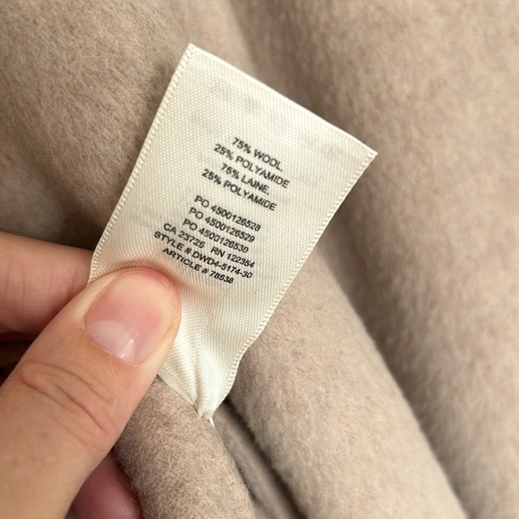 Wilfred wool double faced coat - Picture 8 of 10